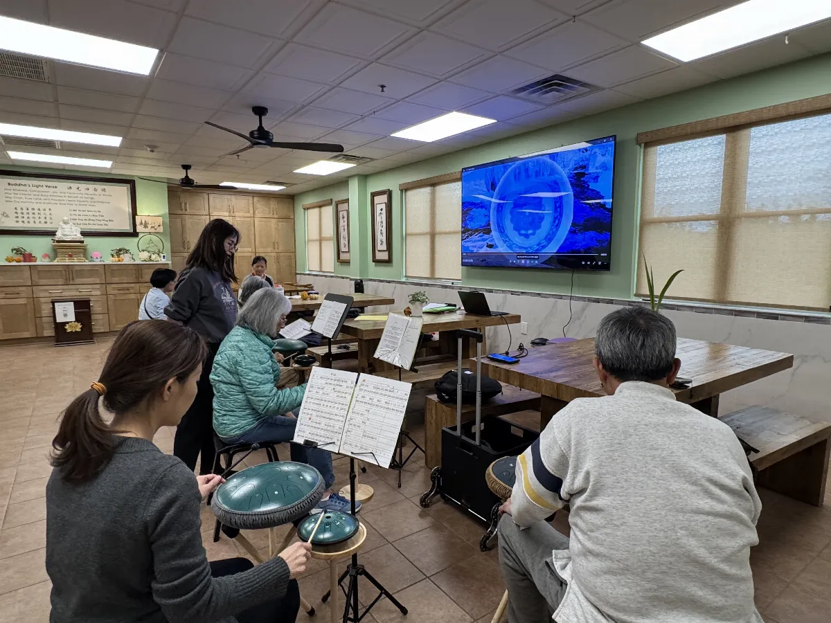 Xiangyun Temple Academy Ether Drum Composition Course, Music Practice Embodies the Spirit of “Temple-as-School”